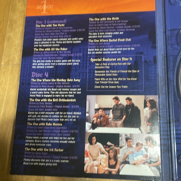 Friends Season 1 dvd box set - Picture 3 of 5